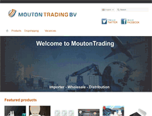 Tablet Screenshot of moutontrading.com